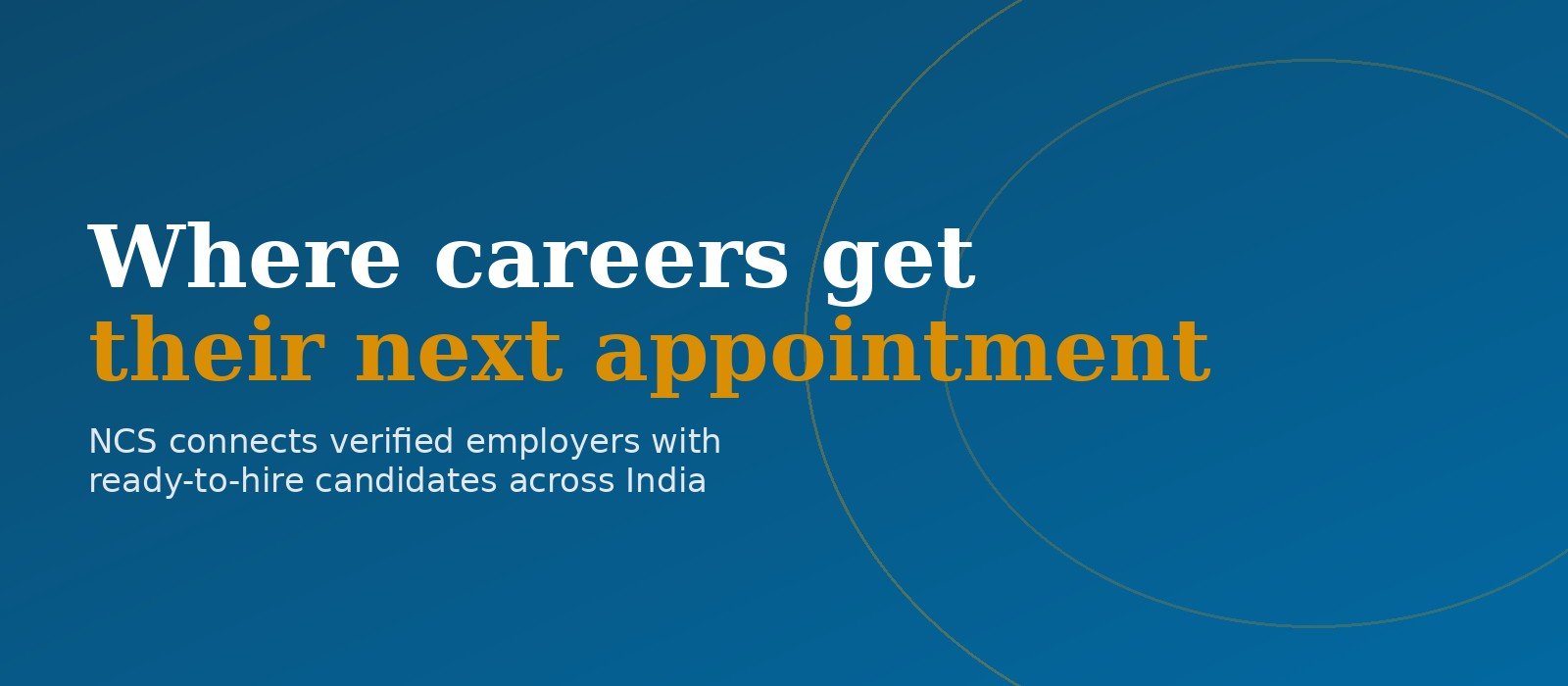 NCS — where careers get their next appointment